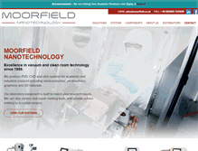 Tablet Screenshot of moorfield.co.uk